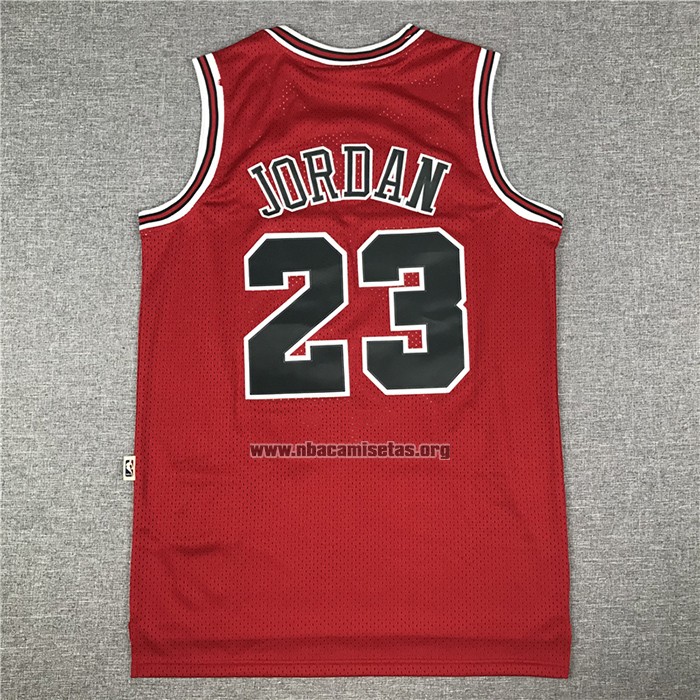 Camiseta Chicago Bulls Michael Jordan NO 23 Mitchell & Ness 1996-97 Rojo